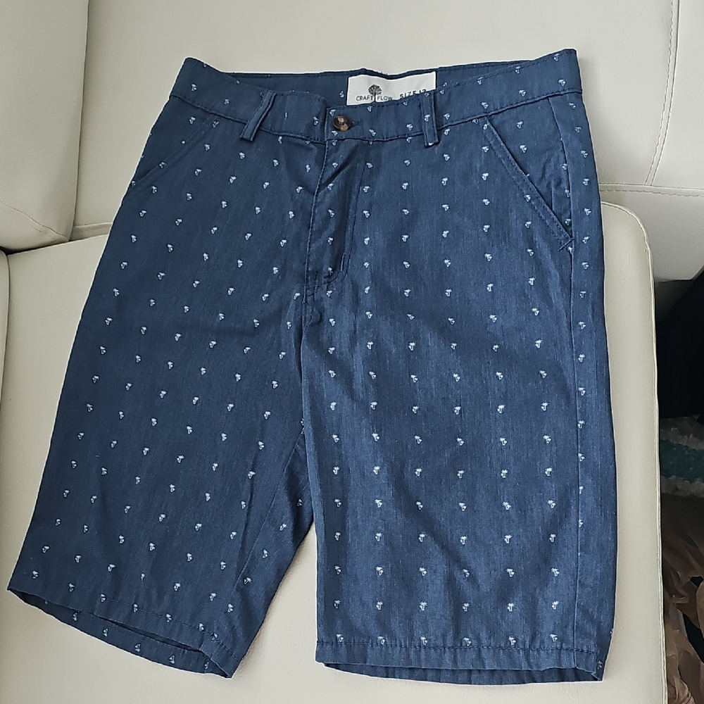 Craft Navy Patterned Men's Shorts